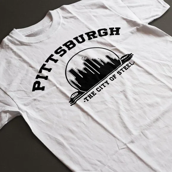Shirts Pittsburgh City Of Steel T Shirt White Multiple Sizes